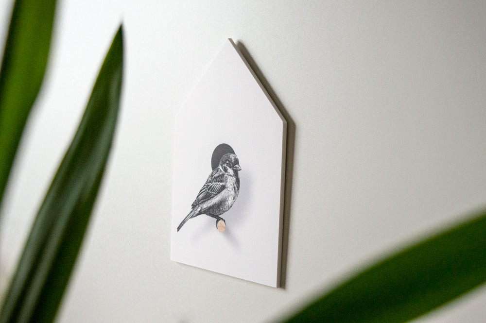Vogelhäuschen Spatz